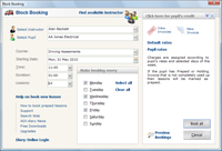 Block Bookings